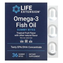 Омега 3 Omega-3 Fish Oil Gummy Bites Tropical Fruit Life