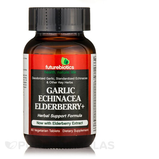 Основное фото товара Экстракт Чеснока, Garlic Echinacea Elderberry+, 60 таблеток