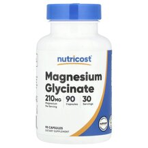 Magnesium Glycinate 210 mg Магний Глицинат Nutricost