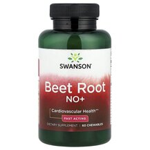 Червоний буряк Beet Root NO+ Swanson 60 таблеток Червоний буряк Beet Root NO+ Swanson 60 таблеток