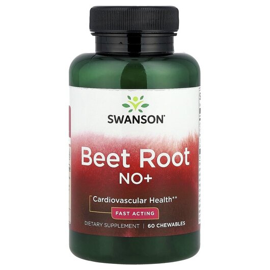 Основное фото товара Swanson, Красная свекла, Beet Root NO+, 60 таблеток
