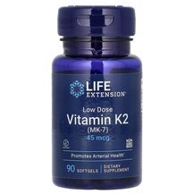 Low Dose Vitamin K2 Витамин K2 45 мкг Life Extension Low Dose Vitamin K2 Витамин K2 45 мкг Life Extension