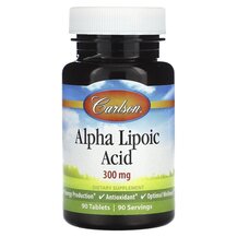 Alpha Lipoic Acid 300 mg Альфа-липоевая Carlson Alpha Lipoic Acid 300 mg Альфа-липоевая Carlson