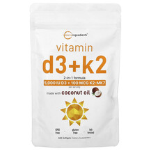 Вітаміни D3 K2 Vitamin D3 + K2 Micro Ingredients