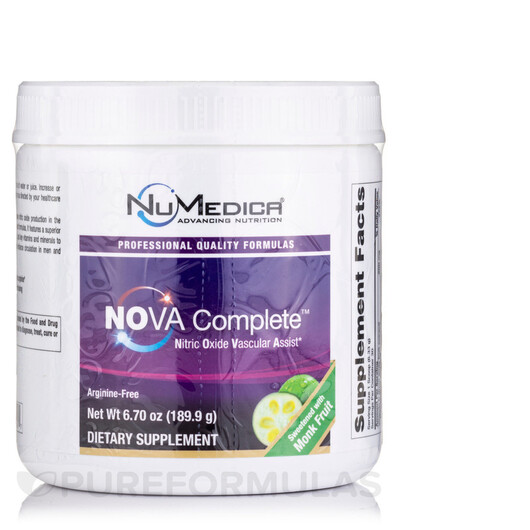 Основное фото товара NuMedica, L-Цитруллин, NOVA Complete Monk Fruit, 189.9 г