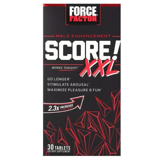 Основное фото товара Поддержка Либидо, Score! XXL Male Enhancement, 30 таблеток