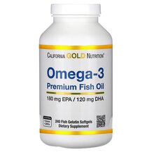 Омега 3 Omega-3 Premium Fish Oil California Gold Nutrition Омега 3 Omega-3 Premium Fish Oil California Gold Nutrition
