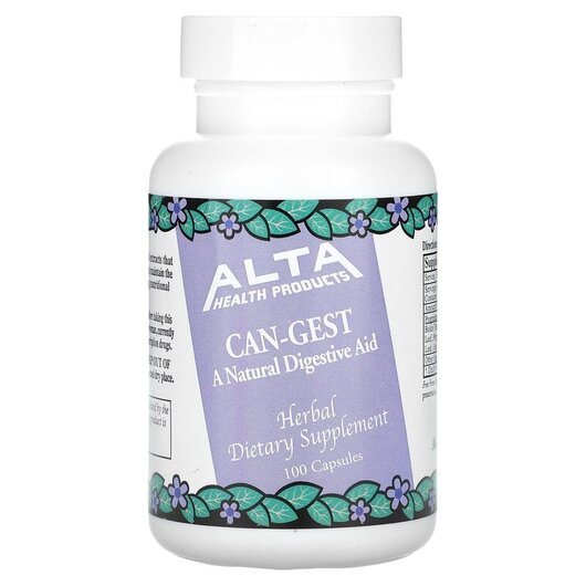 Основное фото товара Alta Health, Пробиотики, Can-Gest Natural Digestive Aid, 100 капс