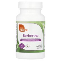 Berberine Берберин Zahler 60 капсул