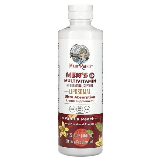 Основное фото товара ПЭА, Men's 40+ Multivitamin Liposomal Vanilla Peach, 450 мл