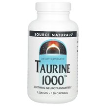 L-Таурин 1000 мг Taurine 1000 1000 mg 120 Source Naturals L-Таурин 1000 мг Taurine 1000 1000 mg 120 Source Naturals