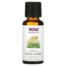 Pure Essential Oil Atlas Cedar Эфирное масло NOW Foods