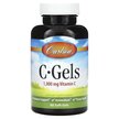 Фото товару Carlson, C-Gels Vitamin C 1000 mg, Вітамін C, 60 капсул
