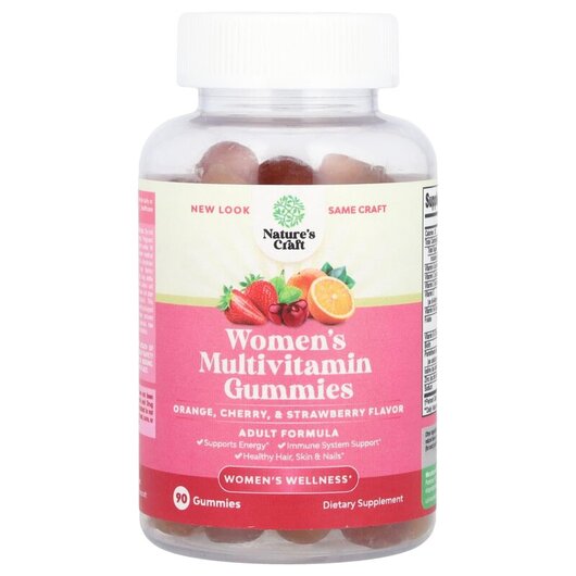 Основне фото товару Women's Multivitamin Gummies Orange Cherry & Strawberry Основне фото товару Women's Multivitamin Gummies Orange Cherry, Вітаміни для жін