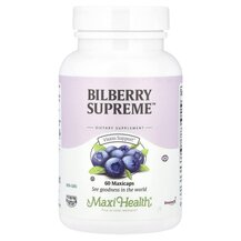 Bilberry Supreme Черника Maxi Health 60 капсул