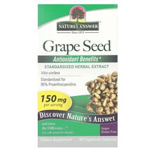 Grape Seed Standardized Herbal Extract 150 mg Травяные