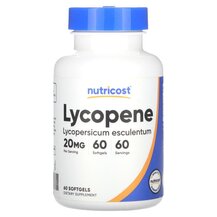 Lycopene 20 mg Ликопин Nutricost 60 капсул