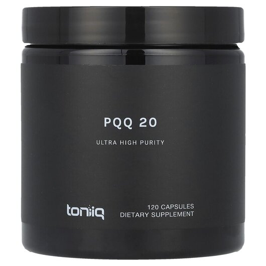 Основное фото товара PQQ 20 20 mg Основное фото товара Toniiq, Витамин B14 Пірролохінолінхінон, PQQ 20 20 mg, 120 капсул