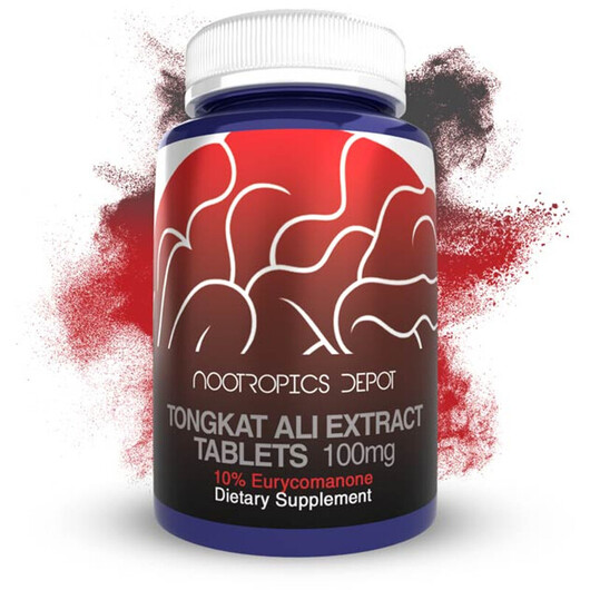 Основне фото товару Nootropics Depot, Tongkat Ali Extract, Тонгкат Алі, 60 таблеток