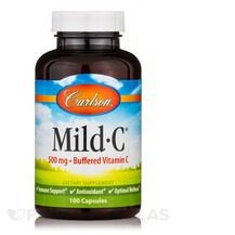 Mild-C 500 mg Витамин C Аскорбат Кальция Carlson Mild-C 500 mg Витамин C Аскорбат Кальция Carlson
