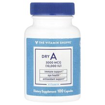 Dry A 3000 mcg 10000 IU Витамин А Ретинол TheVitaminShoppe Dry A 3000 mcg 10000 IU Витамин А Ретинол TheVitaminShoppe