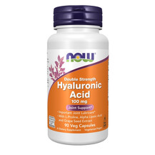 Double Strength Hyaluronic Acid Гиалуроновая кислота NOW