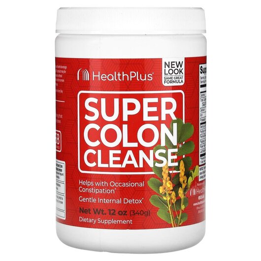 Основное фото товара Super Colon Cleanse Основное фото товара Health Plus, Поддержка кишечника, Super Colon Cleanse, 340 г