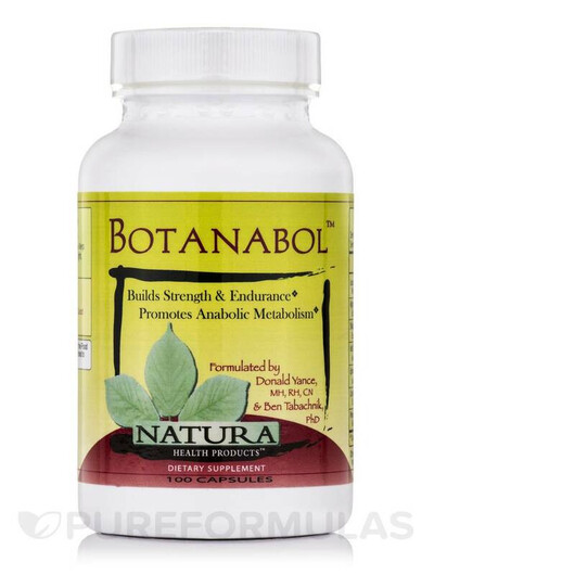 Основне фото товару Natura Health Products, Botanabol, Ботанабол, 100 капсул