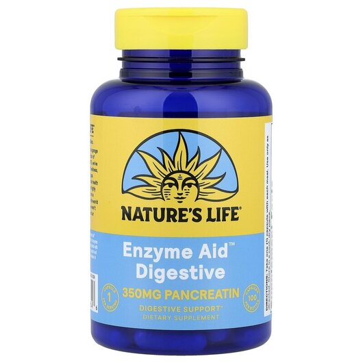 Основное фото товара Natures Life, Ферменты, Enzyme Aid Digestive, 100 капсул
