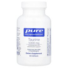 L-Таурин Taurine 1000 mg Pure Encapsulations 120 капсул