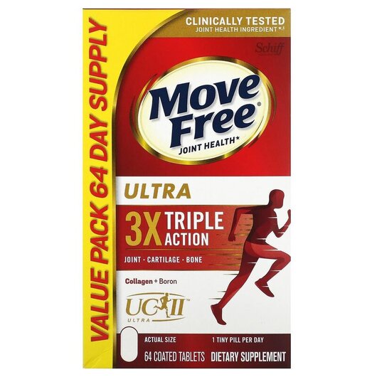Основне фото товару Move Free Joint Health Ultra Triple Action, Підтримка суглобів, 6