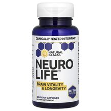 Neuro Life Поддержка мозга Natural Stacks 60 капсул