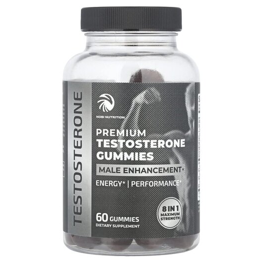 Основное фото товара Тестостероновый бустер, Premium Testosterone Gummies, 60 таблеток