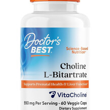 Choline L-Bitartrate - VitaCholine Холин Doctor's Best