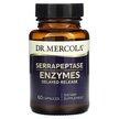 Фото товару Serrapeptase Enzymes Фото товару Dr. Mercola, Serrapeptase Enzymes, Серрапептаза, 60 капсул