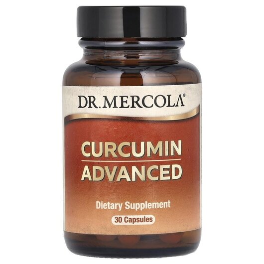 Основное фото товара Curcumin Advanced Основное фото товара Dr. Mercola, Куркумин, Curcumin Advanced, 30 капсул