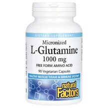 Micronized L-Glutamine 1000 mg L-Глутамин Natural Factors