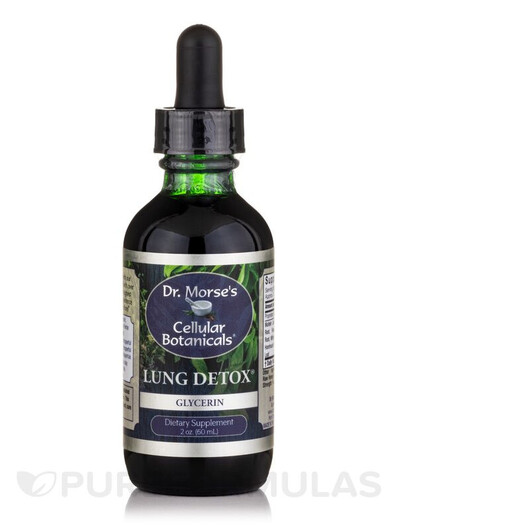Основное фото товара Doctor Morse's, Детокс и очистка, Lung Detox Glycerin, 60 мл