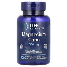 Магній в капсулах 500 мг Magnesium Caps Life Extension Магній в капсулах 500 мг Magnesium Caps Life Extension