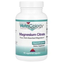 Magnesium Citrate Магний Цитрат Nutricology 90 капсул
