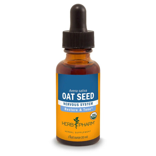 Основне фото товару Organic Oat Seed Основне фото товару Herb Pharm, Organic Oat Seed, Дикий овес, 30 мл