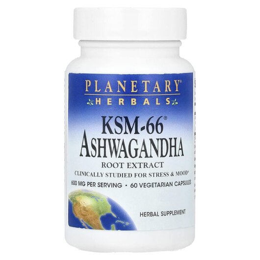 Основне фото товару KSM-66 Ashwagandha Root Extract 600 mg Основне фото товару KSM-66 Ashwagandha Root Extract 600 mg, Ашваганда, 60 капсул