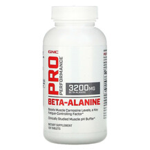 Бета-аланін Pro Performance Beta-Alanine 3200 mg GNC Бета-аланін Pro Performance Beta-Alanine 3200 mg GNC