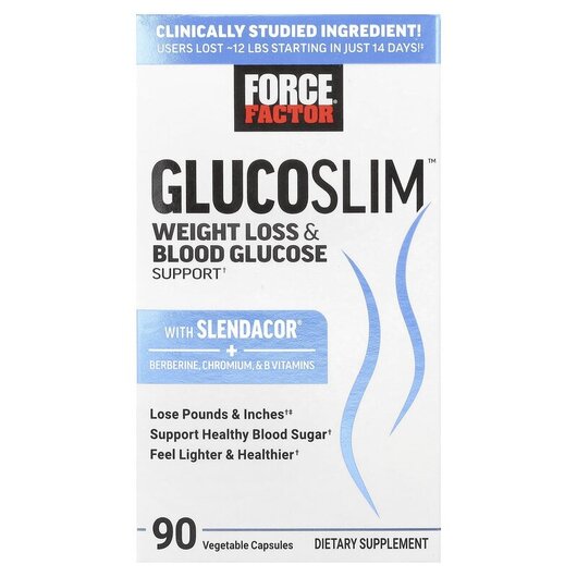 Основне фото товару Glucoslim Weight Loss & Blood Glucose Support Основне фото товару Glucoslim Weight Loss & Blood Glucose Support, Контроль ваги,