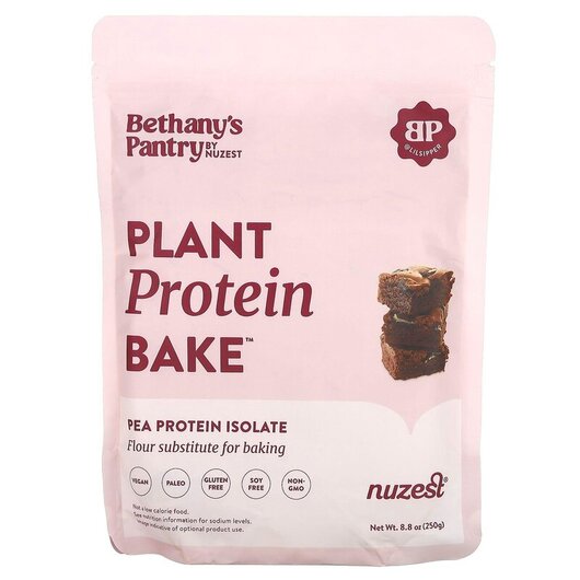 Основное фото товара Plant Protein Bake Основное фото товара Nuzest, Гороховый Протеин, Plant Protein Bake, 250 г