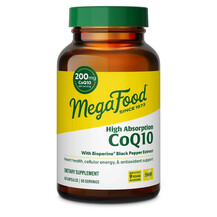 CoQ10 - High Absorption Коэнзим CoQ10 MegaFood 60 капсул