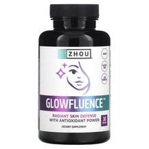 Glowfluence Кожа ногти волосы Zhou Nutrition 30 капсул