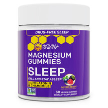 Sleep Magnesium Gummies Mixed Berry Flavor Магний Natural Sleep Magnesium Gummies Mixed Berry Flavor Магний Natural