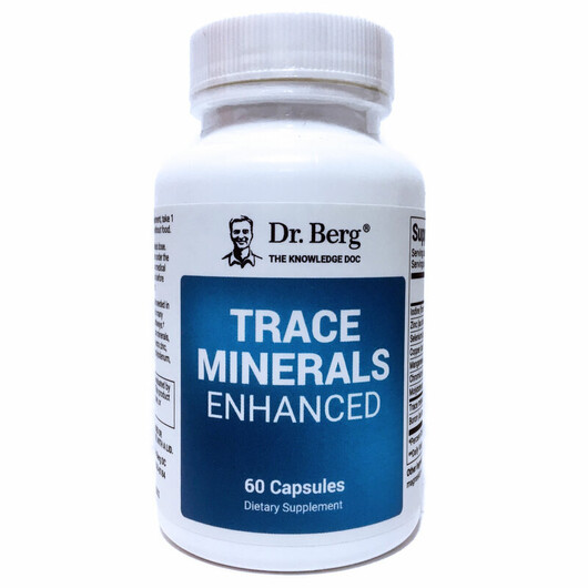 Основное фото товара Dr. Berg, Минеральные добавки, Trace Minerals Enhanced, 60 капсул