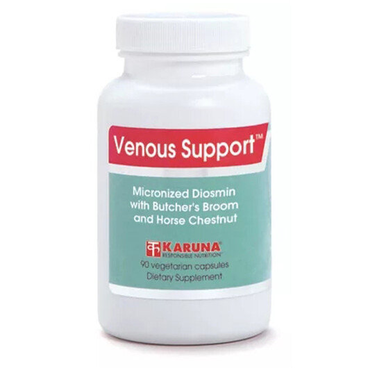 Основное фото товара Venous Support Основное фото товара Karuna Health, Поддержка вен ног, Venous Support, 90 капсул